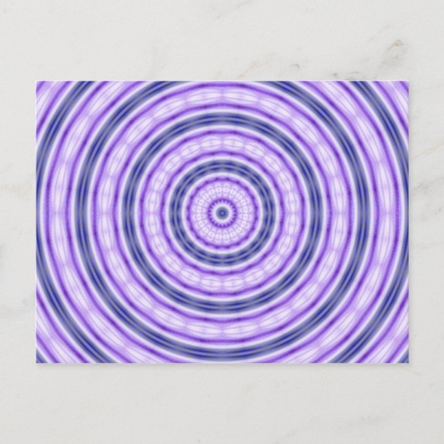 Lila wirbellose Postkarte (Vorderseite)