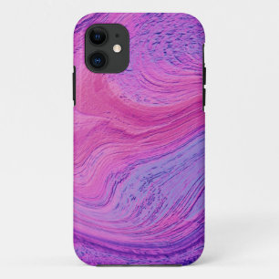 Lila wirbeln Abstrakte Kunst Case-Mate iPhone Hülle