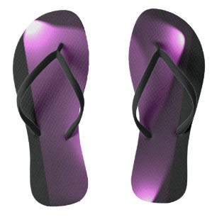 Lila wirbelnde Lichter Flip Flops