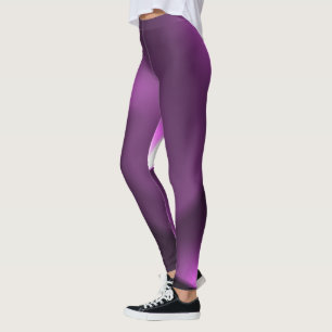 Lila wirbelnde Lichter Leggings