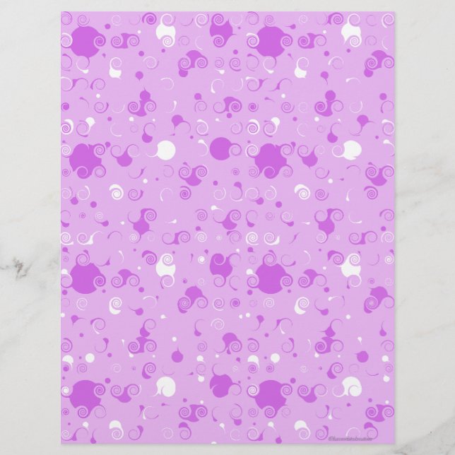 Lila Wirbles Scrapbook (Vorderseite)