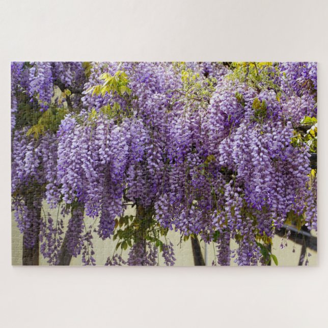 Lila Wisteria Puzzle (Horizontal)