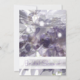 ©Lila Wisteria String Lights Mason Jars Einladung