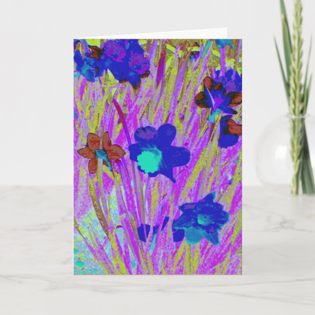 'Lila Wohltaten' Blankokarte Karte (Vorderseite)