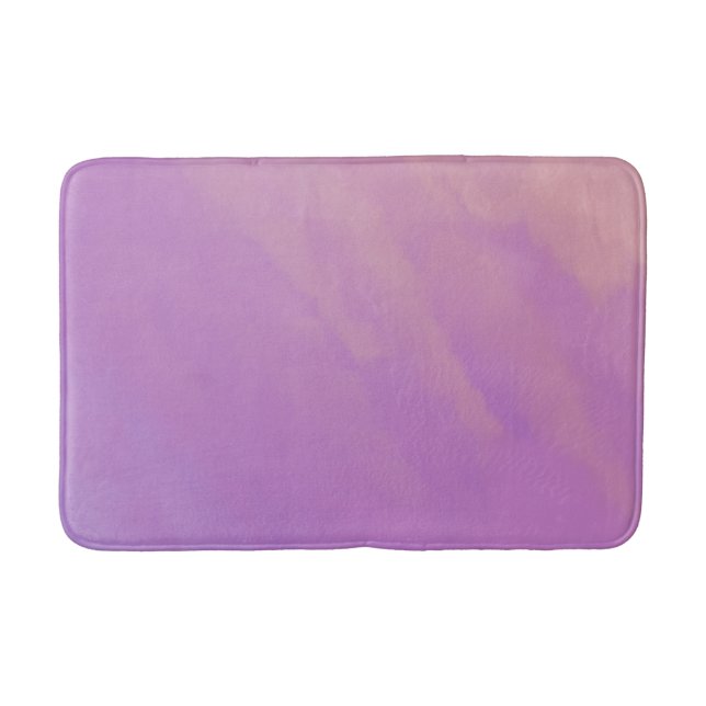 Lila Wolken bei Twilight Badematte (Vorderseite)