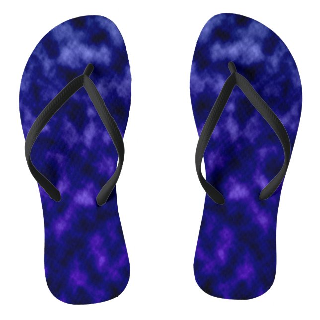 Lila Wolken Flip Flops (Fußbett)