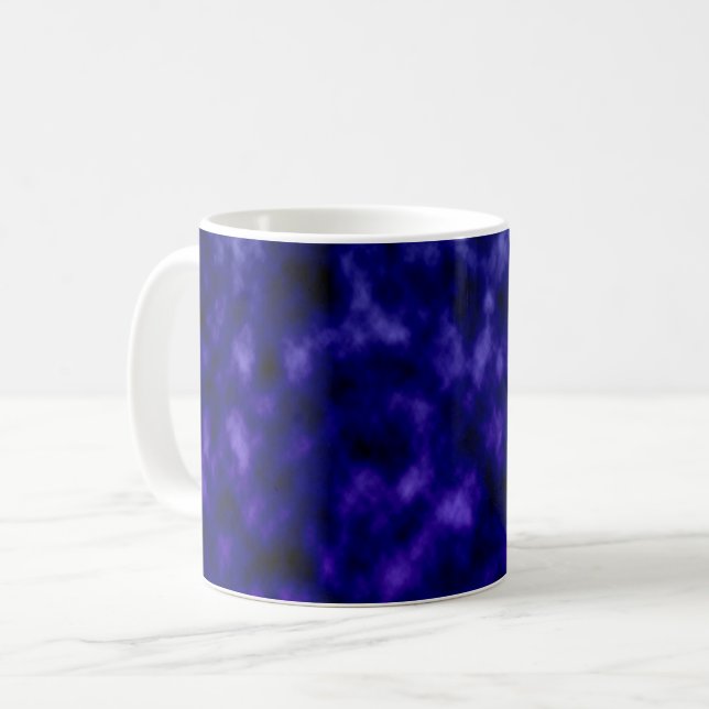 Lila Wolken Kaffeetasse (Vorderseite Links)