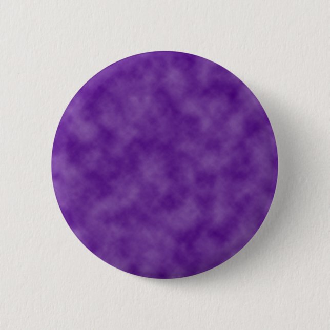 Lila Wolken-Schablone Button (Vorderseite)