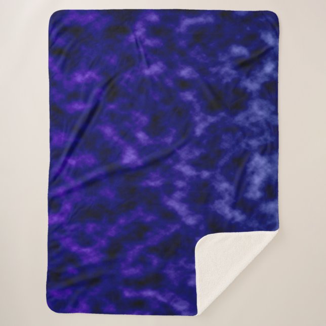 Lila Wolken Sherpadecke (Vorderseite)