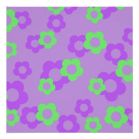 Lila Y2K Frische Wildblume Lebhafte Frühlingskunst