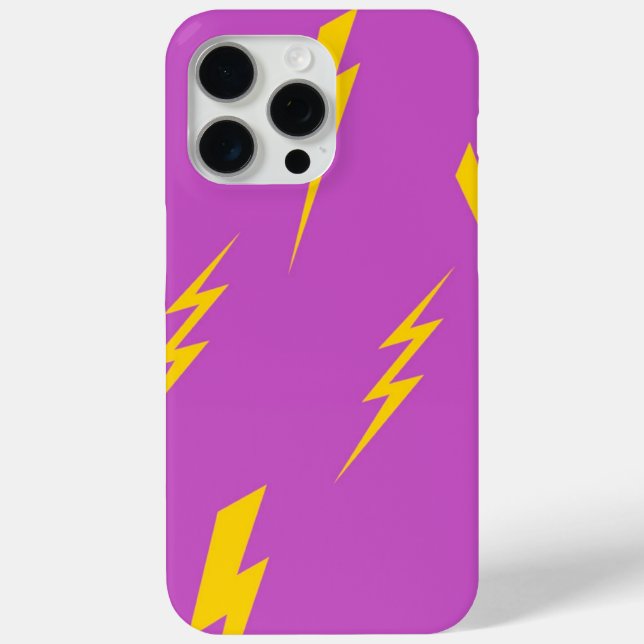 Lila Y2K-Muster Case-Mate iPhone Hülle (Rückseite)