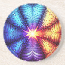 Lila Yellow Blue Lyapunov Fraktal