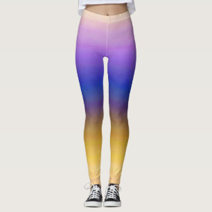 Lila Yellow Ombre Leggings