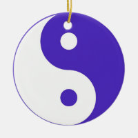 Lila Yin & Yang-Ornament