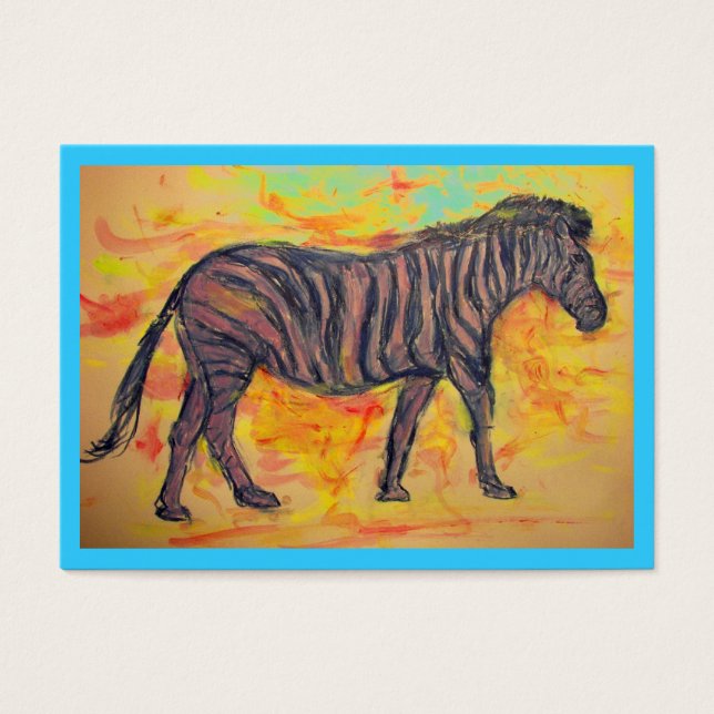 lila Zebra (Vorderseite)