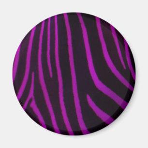 Lila Zebra-Druck-Magnet Magnet