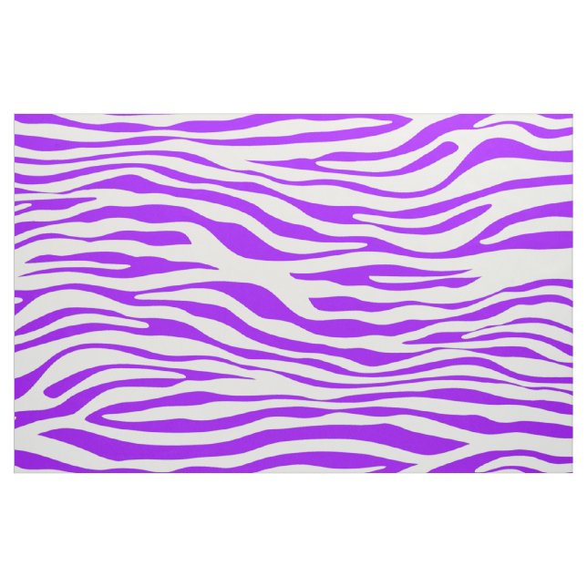 Lila Zebra-Streifen Stoff (Yard (91,4 cm))