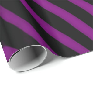 Lila Zebra Stripes Jeden Anlaß Geschenkpapier