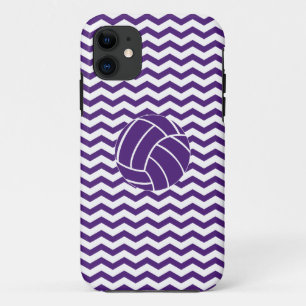 Lila Zickzack Streifen-Volleyball iPhone 5 Kasten Case-Mate iPhone Hülle