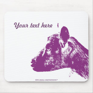Lila Ziege Mousepad