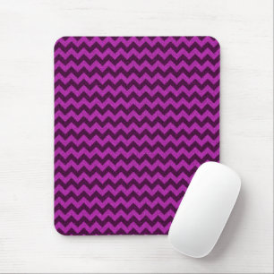 Lila Zig Zag Glitzer Mousepad