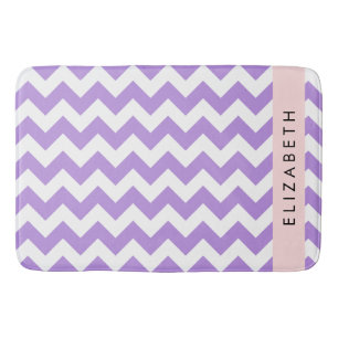 Lila Zigzag, Lila Zickzack, Ihr Name Badematte