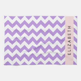 Lila Zigzag, Lila Zickzack, Ihr Name Geschirrtuch