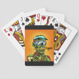 Lila Zombie-Spielkarten Spielkarten