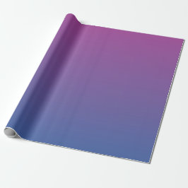 Lila zu Blue Ombre Geschenkpapier