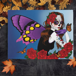 Lila Zucker-Totenkopf-Fee Rote Rosen Monarchen Got Fußmatte