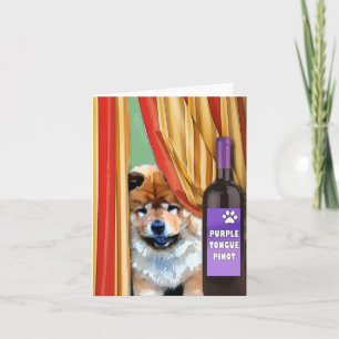 LILA ZUNGE PINOT durch Sandra Miller Karte