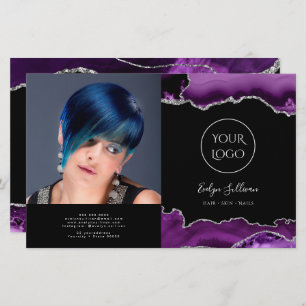 lila Zweifach-Broschüre