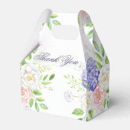Lilac and Peony Sophisticous Gastgeschenk Hochzeit Geschenkschachtel