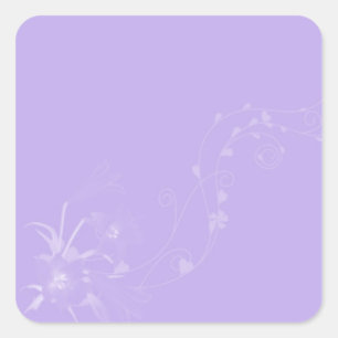Lilac-Aufkleber Quadratischer Aufkleber