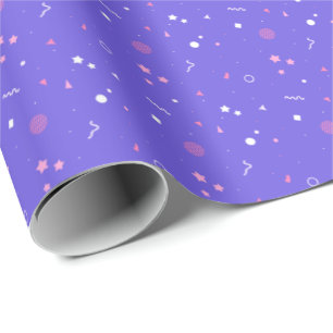 Lilac Bliss Birthday Wrapping Paper Geschenkpapier