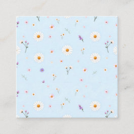 Lilac Bloomlets Quadratische Visitenkarte