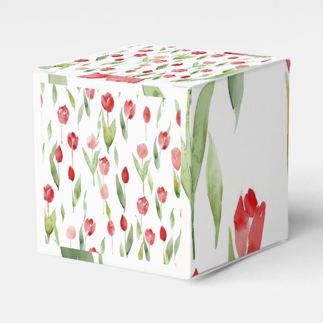 "Lilac Blossom Cube Geschenkboxen" Geschenkschachtel (Vorderseite)