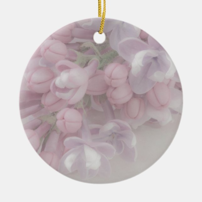 Lilac Blossom Keramik Ornament (Vorne)