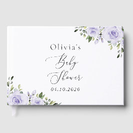 Lilac-Blume, Boho, Babydusche Gästebuch