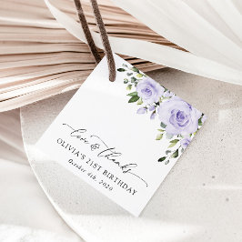 Lilac-Blume, Boho, Geburtstag Geschenkanhänger