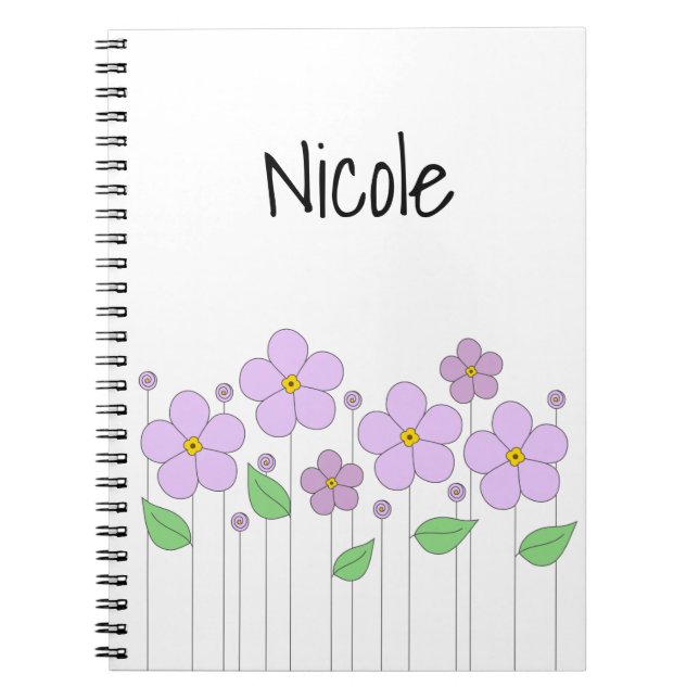 Lilac Blume Foto Notebook Notizblock (Vorderseite)