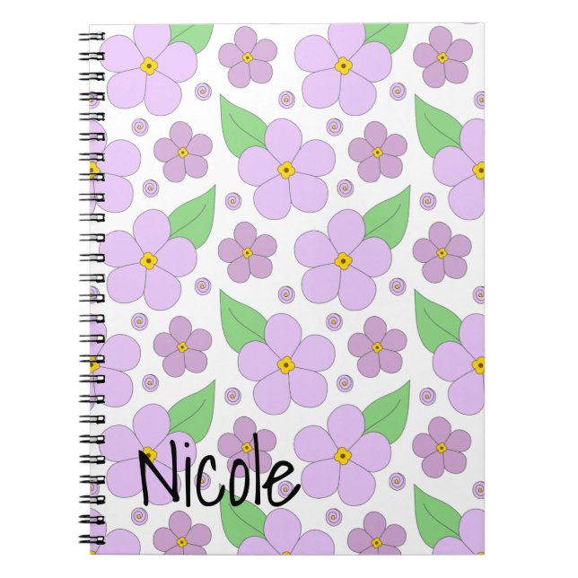 Lilac Blume Foto Notebook Notizblock (Vorderseite)