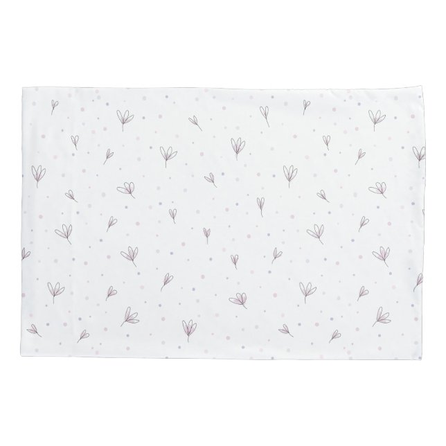 Lilac Blume Kissenbezug (Rückseite)