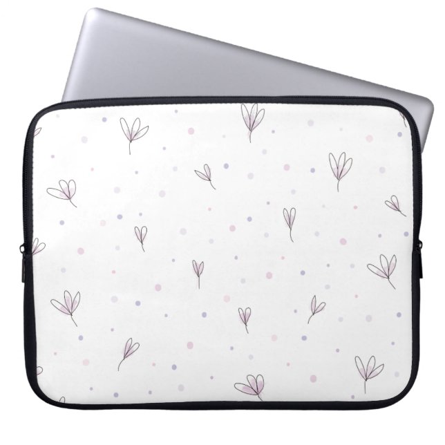Lilac Blume Laptopschutzhülle (Vorderseite)