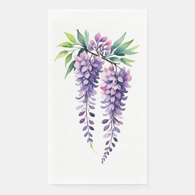 Lilac Blume Lilac Bush Art Lilacs Illustration Serviette (Vorderseite)