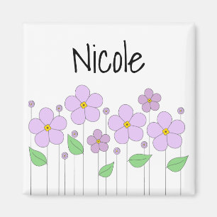 Lilac Blume Magnet