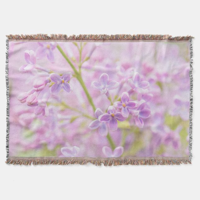 Lilac Blume Mist Decke (Vorderseite)