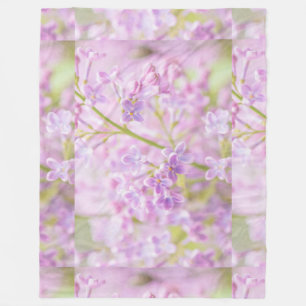 Lilac Blume Mist Fleecedecke