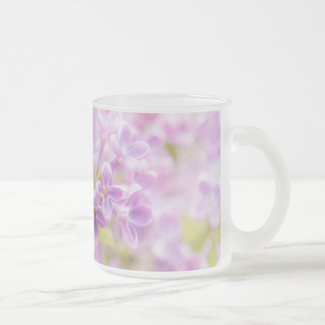 Lilac Blume Mist Mattglastasse (Rechts)