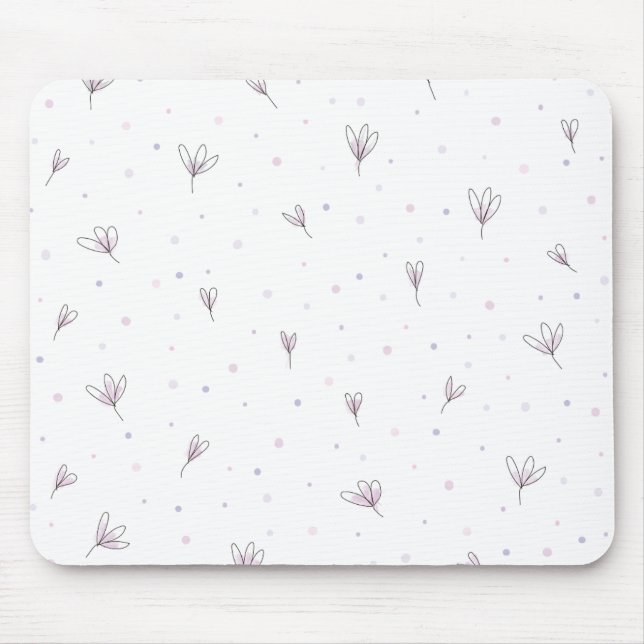 Lilac Blume Mousepad (Vorne)